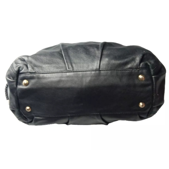 Michael Kors Woodside Large Satchel Leather Handbag  Black - Picture 8 of 8